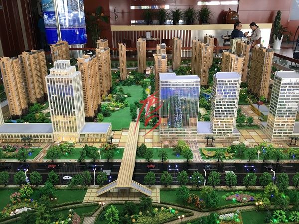 山西沙盤模型建筑篇——豐沃悅湖城