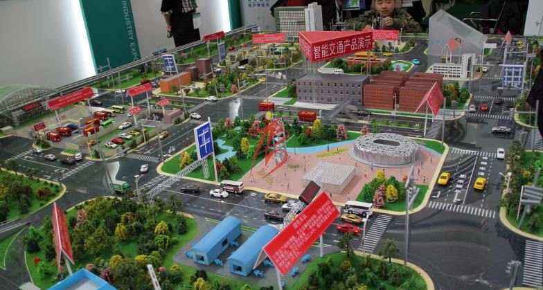 山西模型公司——路內(nèi)停車場景演示