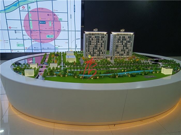 山西地產(chǎn)沙盤(pán)模型制作-——梨花公寓