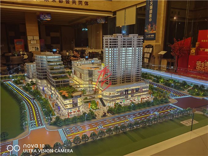 商業(yè)地產(chǎn)沙盤模型—中泛時(shí)光里