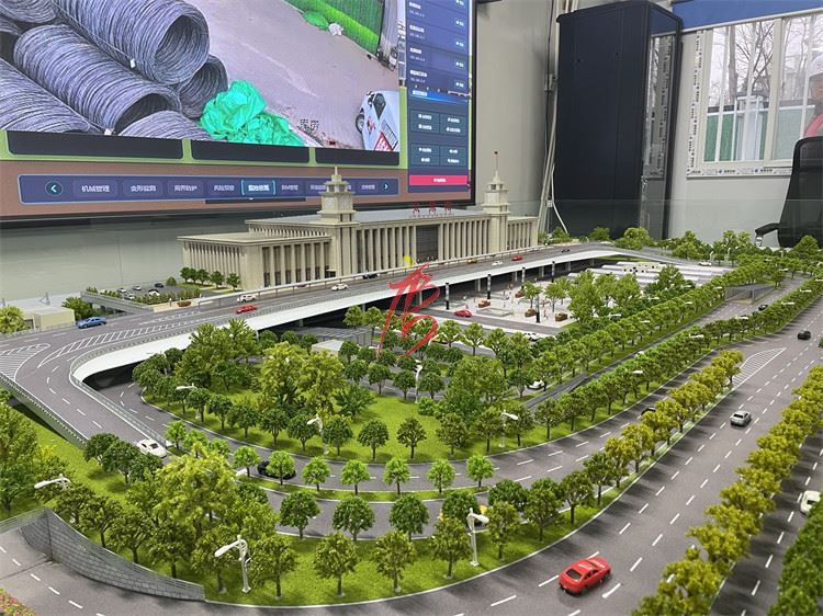 太原火車站站房沙盤